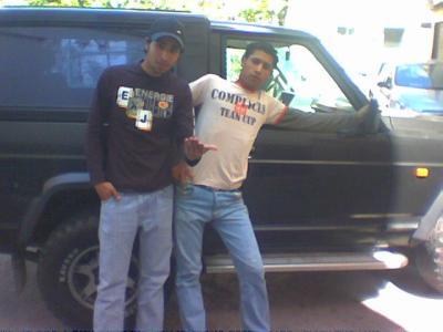 cette photo avec mon cousin ali